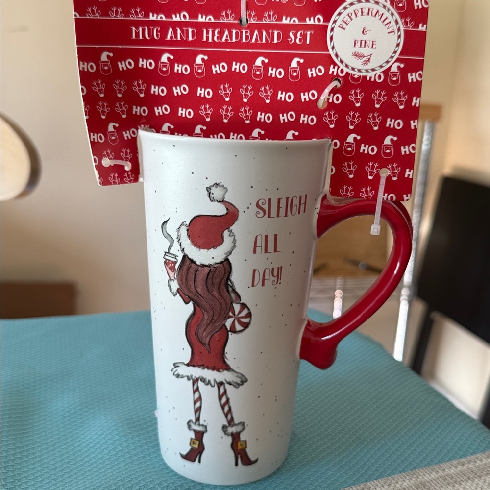 Sleigh All Day Mug and Travel Lid Set
